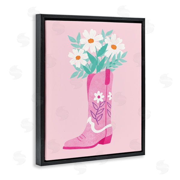 Stupell Industries Taylor Shannon Designs | Retro Cowgirl Bouquet Wall Art