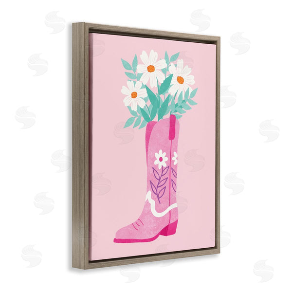 Stupell Industries Taylor Shannon Designs | Retro Cowgirl Bouquet Wall Art
