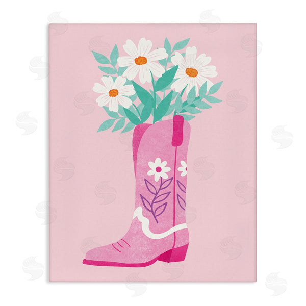 stupell industries Taylor Shannon Designs | Retro Cowgirl Bouquet Wall Art