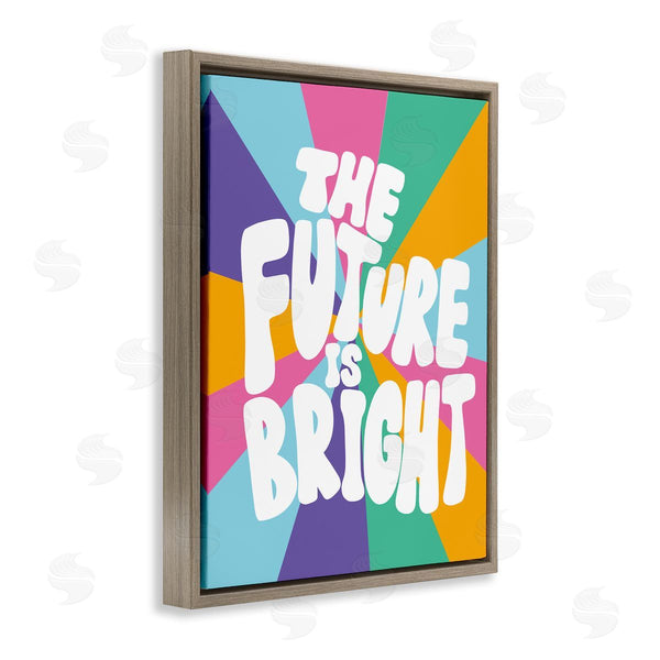Stupell Industries Taylor Shannon Designs | Retro Future Is Bright Wall Art