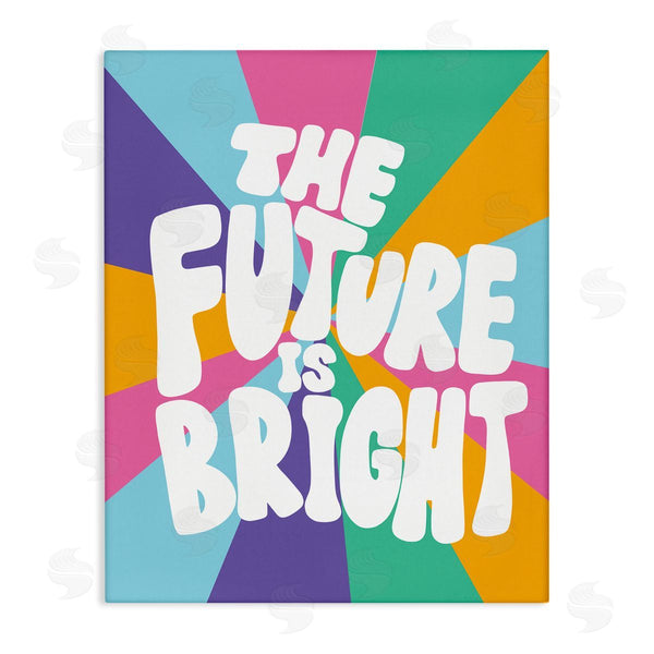 stupell industries Taylor Shannon Designs | Retro Future Is Bright Wall Art