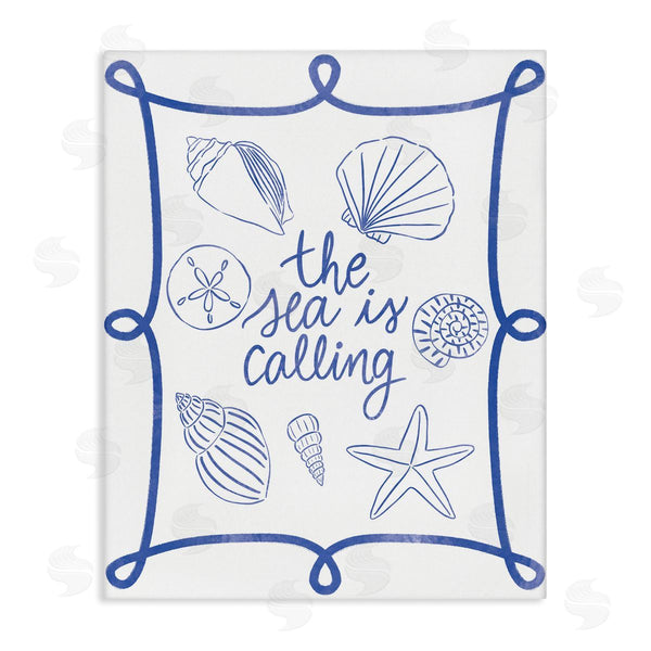 stupell industries Taylor Shannon Designs | Sea Is Calling with Shells