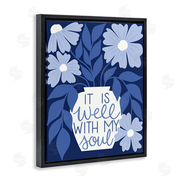 Stupell Industries Taylor Shannon Designs | Well With My Soul Florals Wall Art
