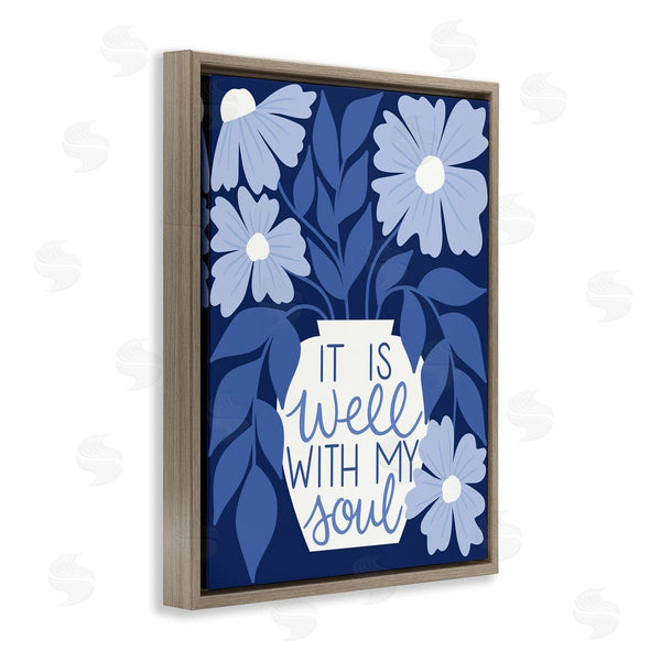 Stupell Industries Taylor Shannon Designs | Well With My Soul Florals Wall Art