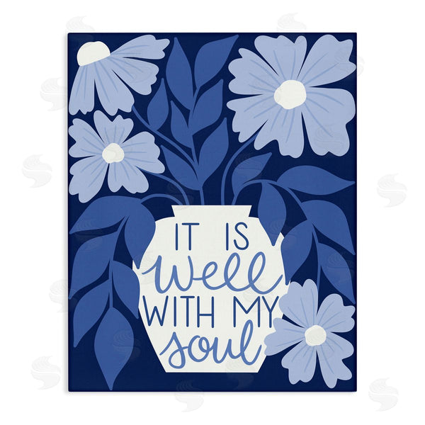 stupell industries Taylor Shannon Designs | Well With My Soul Florals Wall Art