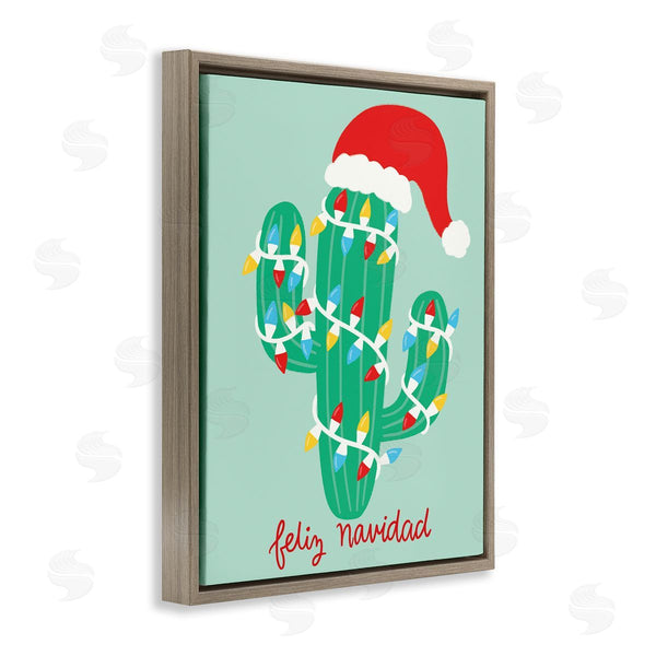 Stupell Industries Taylor Shannon Designs | Western Christmas Cactus
