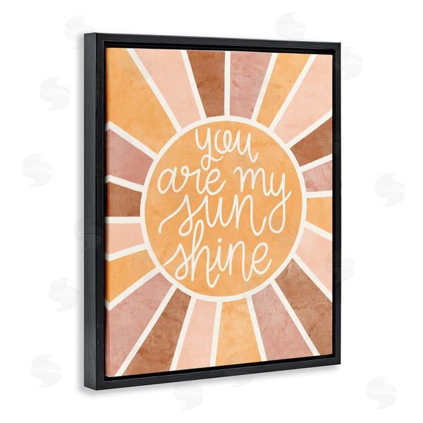 Stupell Industries Taylor Shannon Designs | You Are My Sunshine Boho Summer Geometric Pattern Wall Art
