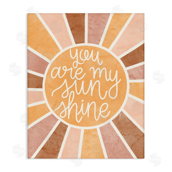 stupell industries Taylor Shannon Designs | You Are My Sunshine Boho Summer Geometric Pattern Wall Art