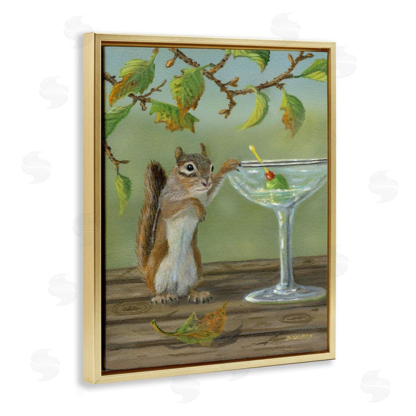 Stupell Industries Terry Doughty | Happy Hour Chipmunk