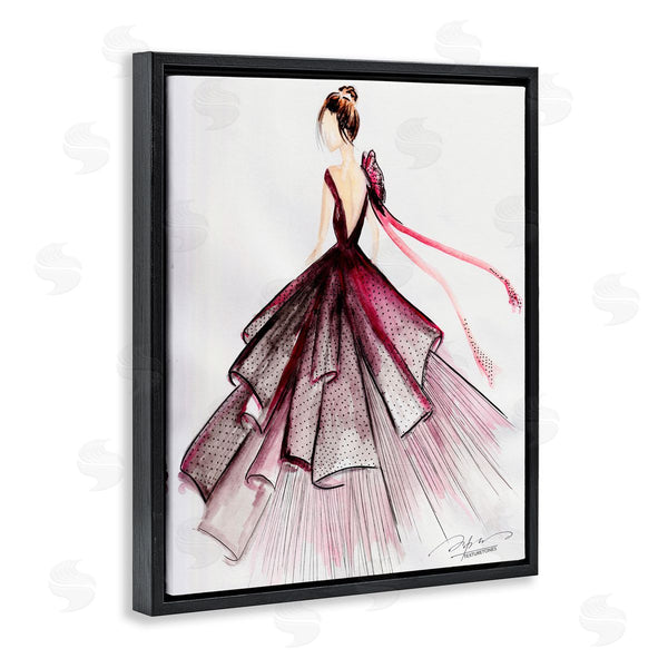 Stupell Industries Texturetones | Feminine Fashion Gown Wall Art