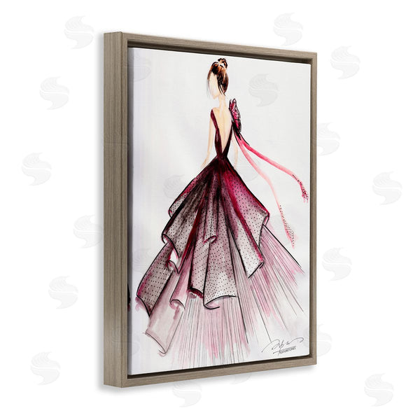 Stupell Industries Texturetones | Feminine Fashion Gown Wall Art