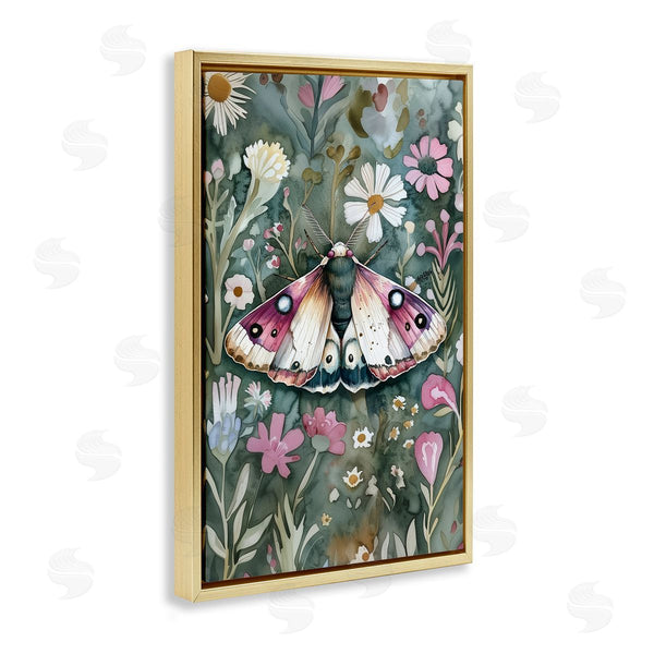 Stupell Industries The Dutch Lady | Beautiful Moth Over Florals