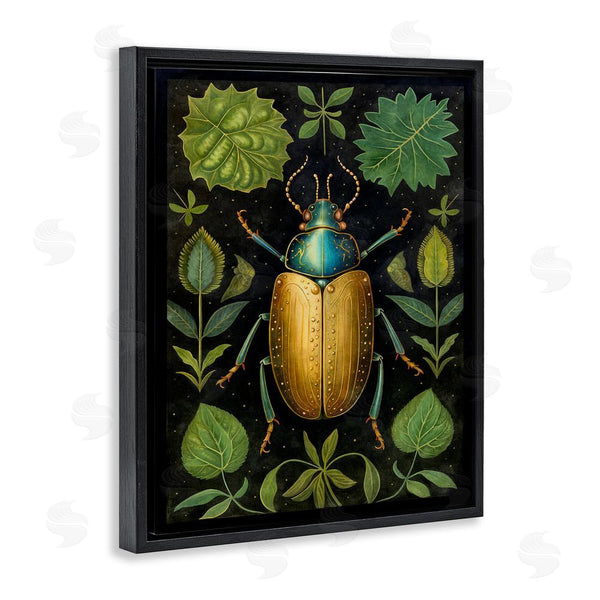 Stupell Industries The Dutch Lady | Botanical Beetle Study Wall Art