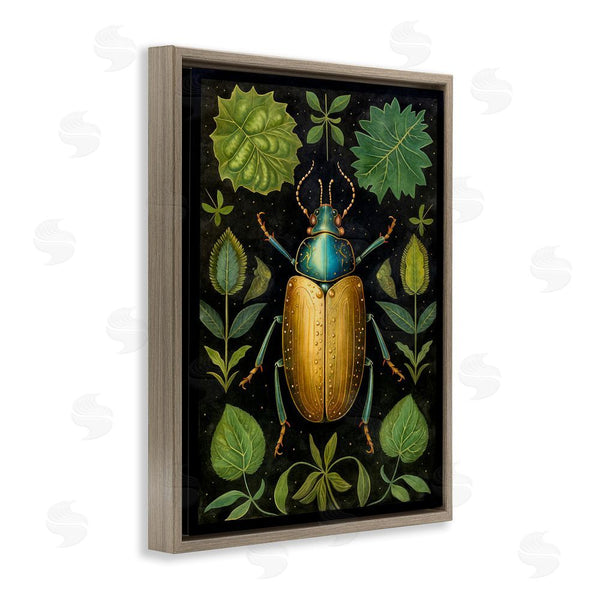 Stupell Industries The Dutch Lady | Botanical Beetle Study Wall Art