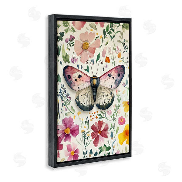 Stupell Industries The Dutch Lady | Botanical Butterfly & Herbs