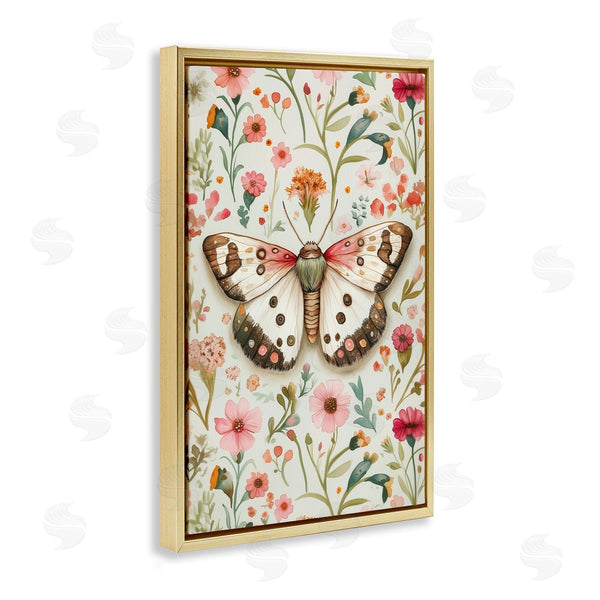 Stupell Industries The Dutch Lady | Botanical Butterfly On Florals