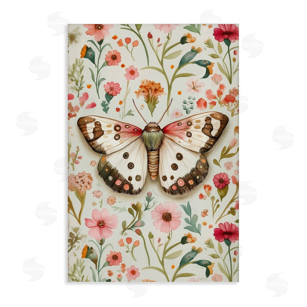 stupell industries The Dutch Lady | Botanical Butterfly on Florals