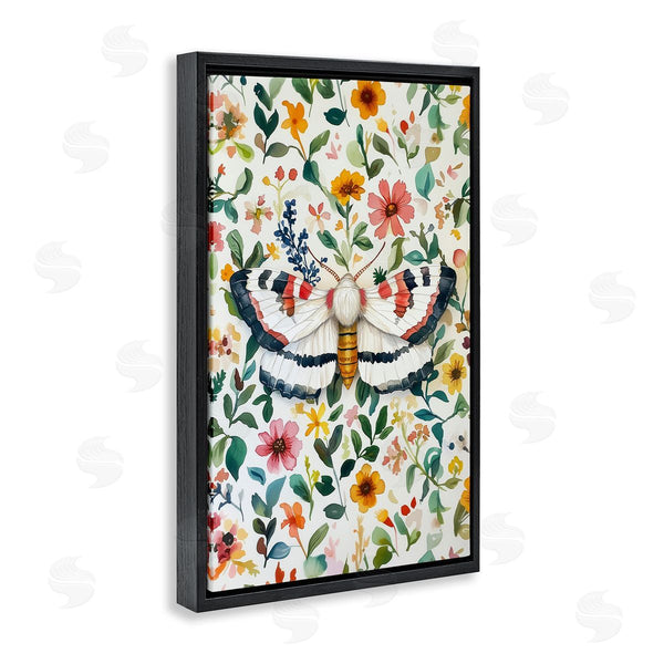 Stupell Industries The Dutch Lady | Butterfly & Bright Flowers