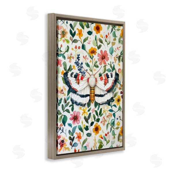 Stupell Industries The Dutch Lady | Butterfly & Bright Flowers