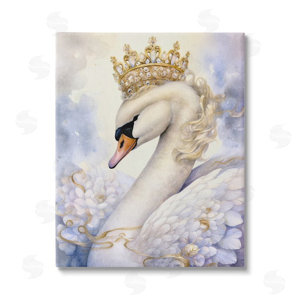 stupell industries The Dutch Lady | Elegant Princess Swan Wall Art