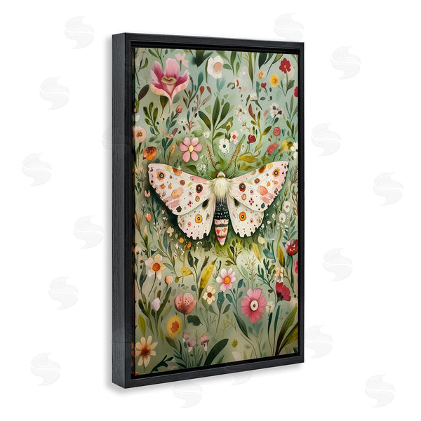 Stupell Industries The Dutch Lady | Floral Moth & Botanicals