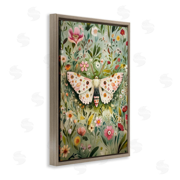 Stupell Industries The Dutch Lady | Floral Moth & Botanicals