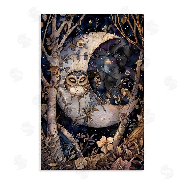 stupell industries The Dutch Lady | Moon Owl Sleeping