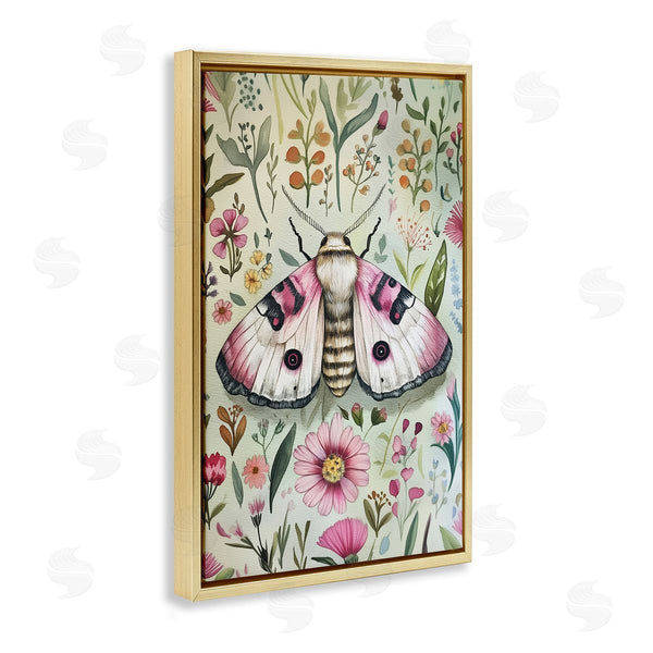 Stupell Industries The Dutch Lady | Moth Over Floral Herbs