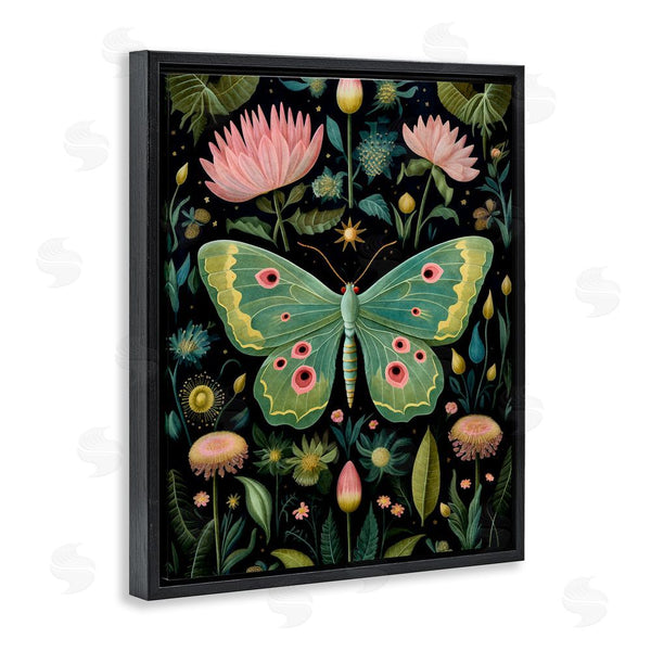 Stupell Industries The Dutch Lady | Moth With Nature Botanicals Wall Art