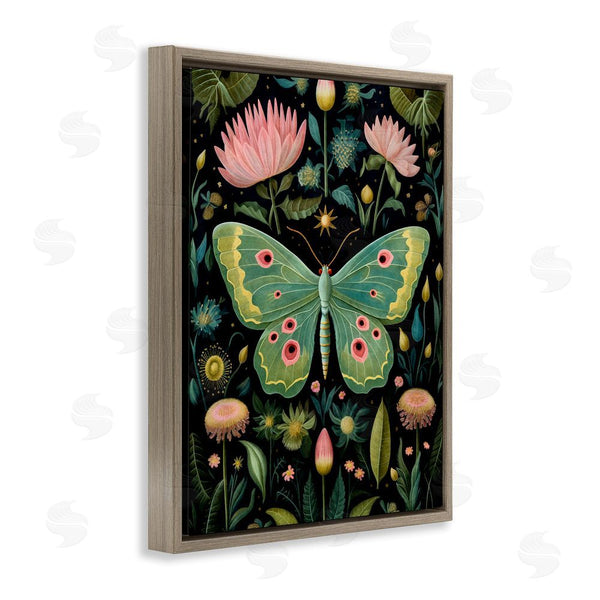 Stupell Industries The Dutch Lady | Moth With Nature Botanicals Wall Art