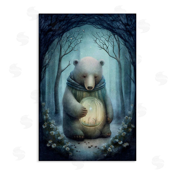 stupell industries The Dutch Lady | Mystic Brown Bear