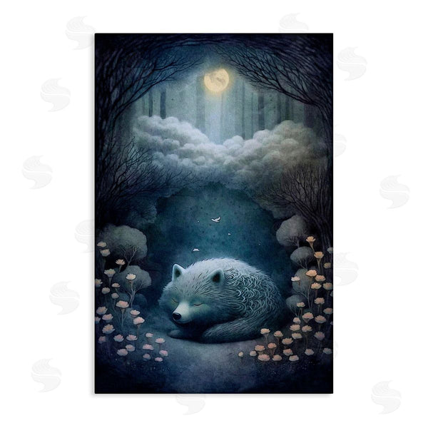 stupell industries The Dutch Lady | Mystic White Wolf Wall Art