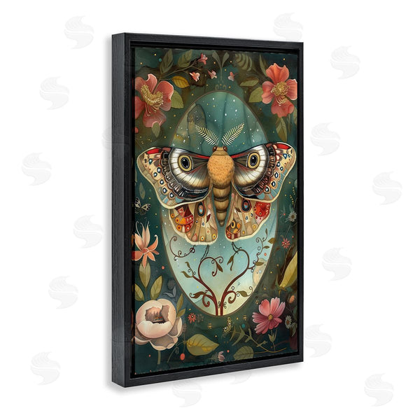 Stupell Industries The Dutch Lady | Ornate Botanicals & Moth
