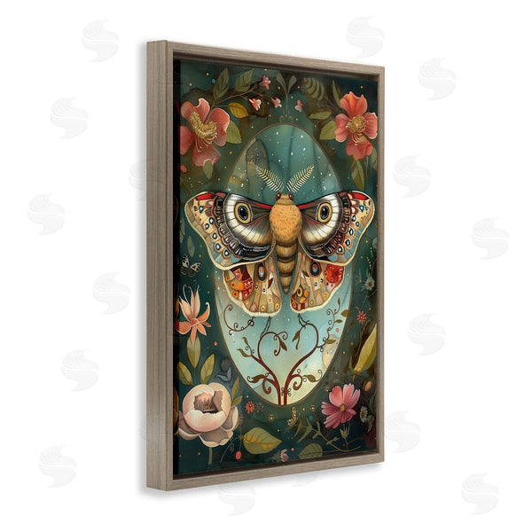 Stupell Industries The Dutch Lady | Ornate Botanicals & Moth