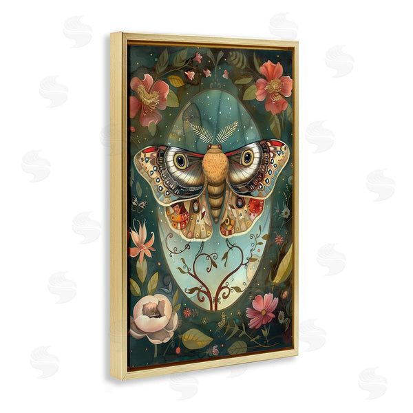 Stupell Industries The Dutch Lady | Ornate Botanicals & Moth