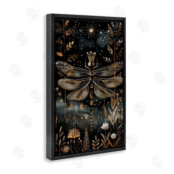 Stupell Industries The Dutch Lady | Regal Gilded Dragonfly