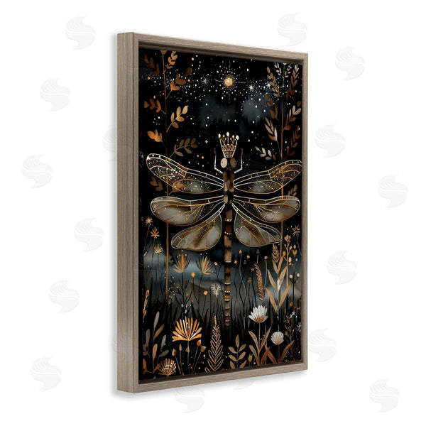 Stupell Industries The Dutch Lady | Regal Gilded Dragonfly