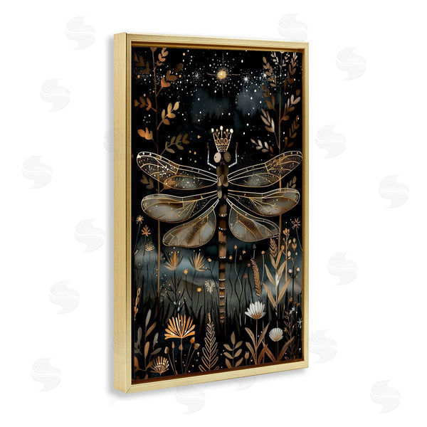 Stupell Industries The Dutch Lady | Regal Gilded Dragonfly
