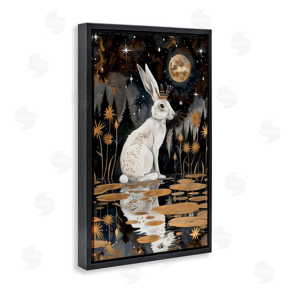 Stupell Industries The Dutch Lady | Regal Rabbit Moonlight