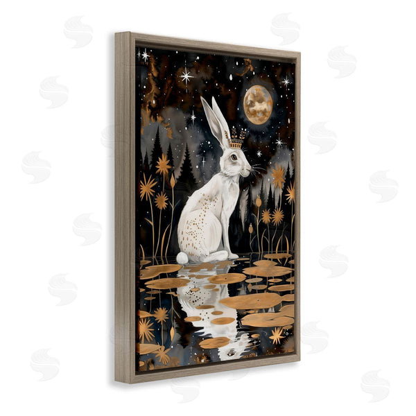 Stupell Industries The Dutch Lady | Regal Rabbit Moonlight
