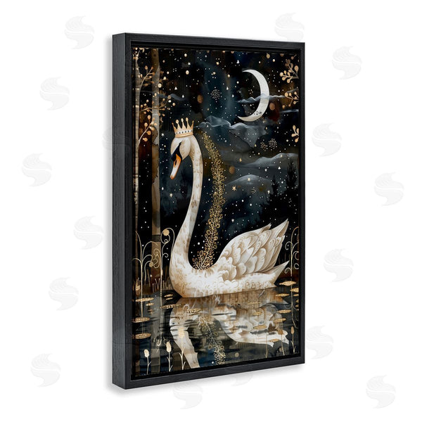 Stupell Industries The Dutch Lady | Regal Swan Moonlight
