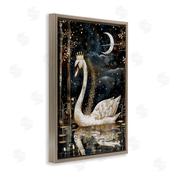 Stupell Industries The Dutch Lady | Regal Swan Moonlight