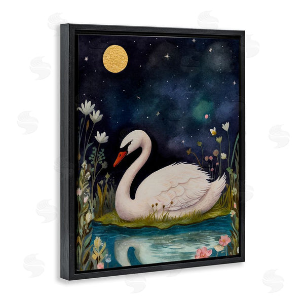 Stupell Industries The Dutch Lady | Sleeping Swan Night Sky Wall Art