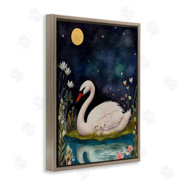 Stupell Industries The Dutch Lady | Sleeping Swan Night Sky Wall Art