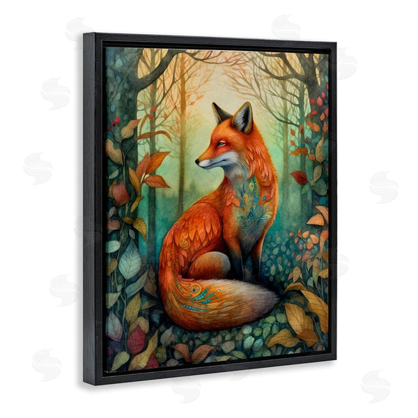 Stupell Industries The Dutch Lady | Vibrant Fox In Forest Foliage Wall Art