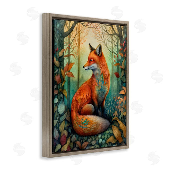 Stupell Industries The Dutch Lady | Vibrant Fox In Forest Foliage Wall Art