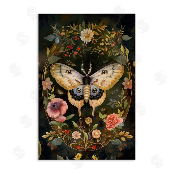 stupell industries The Dutch Lady | Victorian Botanicals & Moth