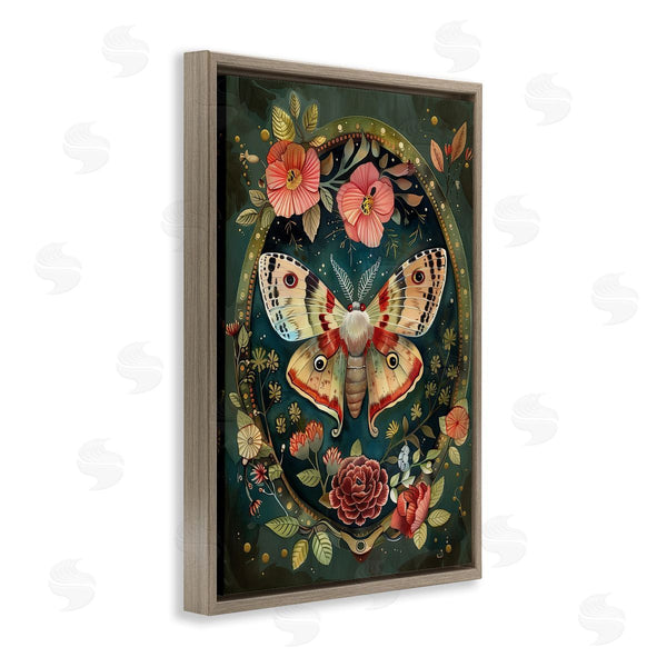 Stupell Industries The Dutch Lady | Victorian Moth & Florals
