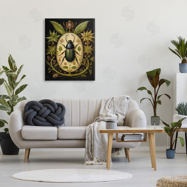 Stupell Industries The Dutch Lady | Vintage Beetle & Botanicals Wall Art