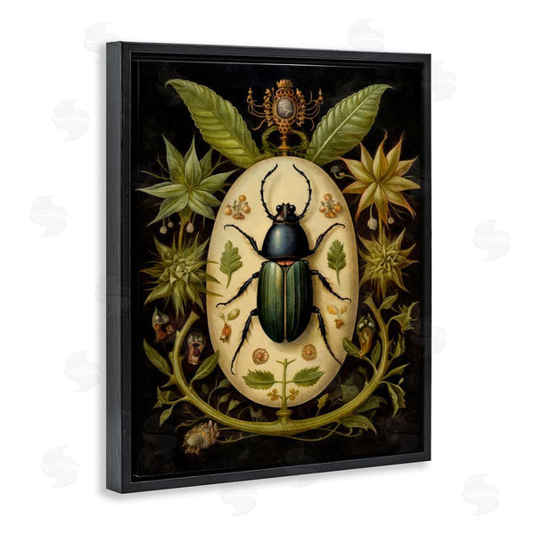 Stupell Industries The Dutch Lady | Vintage Beetle & Botanicals Wall Art
